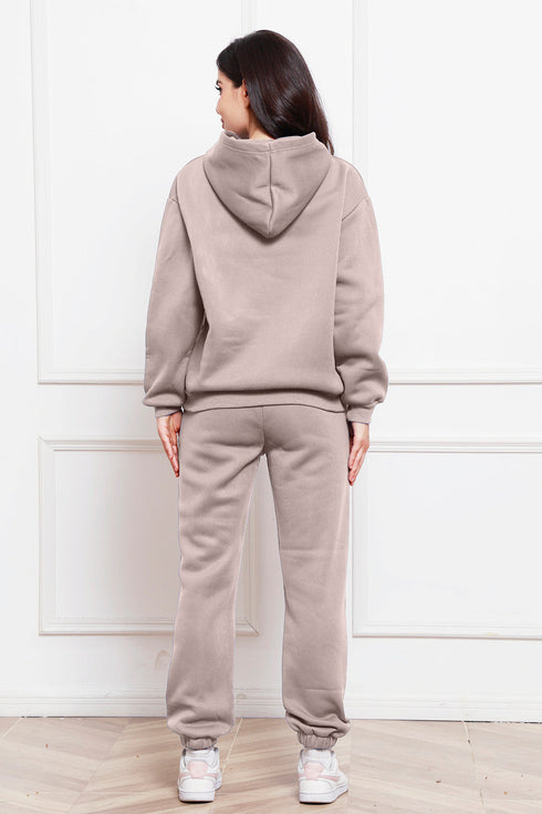 'Sarah' Long Sleeve Hoodie and Pants Set - Celes Fashion
